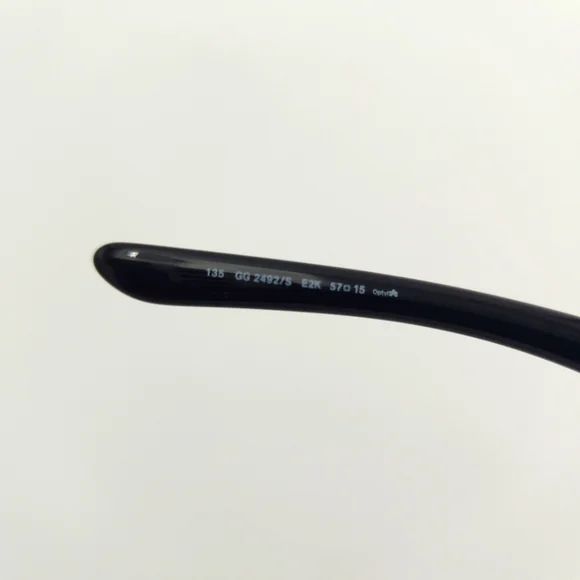 Gucci Sunglasses GG 2492/S E2K 57-15 135 Angular Grey Blue Optyl - Picture 7 of 11